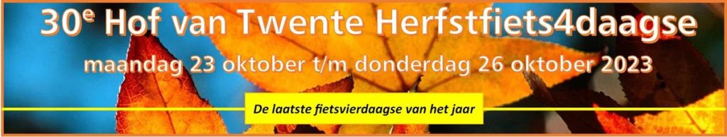 Herfstfiets4daagse Hof van Twente